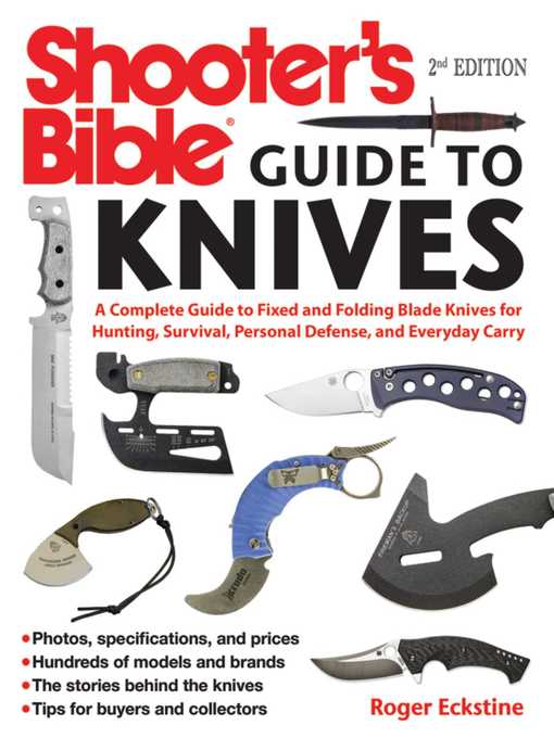 Title details for Shooter's Bible Guide to Knives by Roger Eckstine - Available